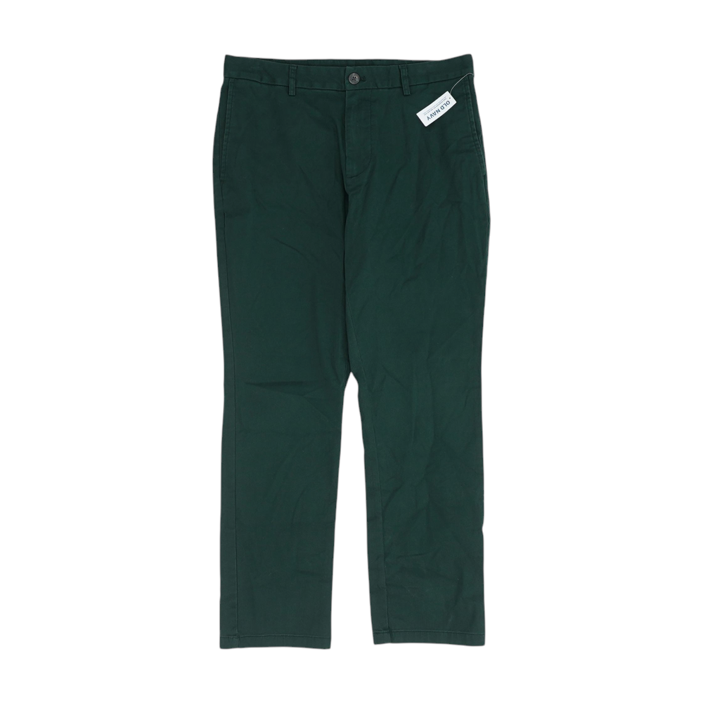Green Straight Pants