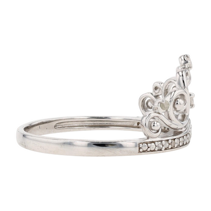 1/10 ctw Sterling Silver Diamond Fashion Ring