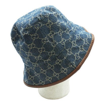 Blue GG Denim Bucket Hat