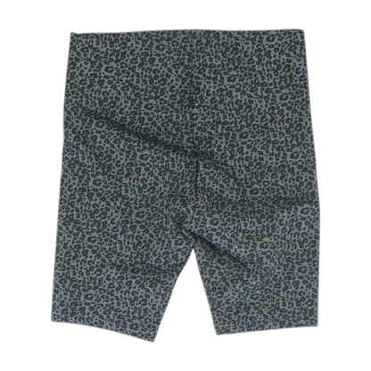 Gray Petite Animal Print Active Shorts