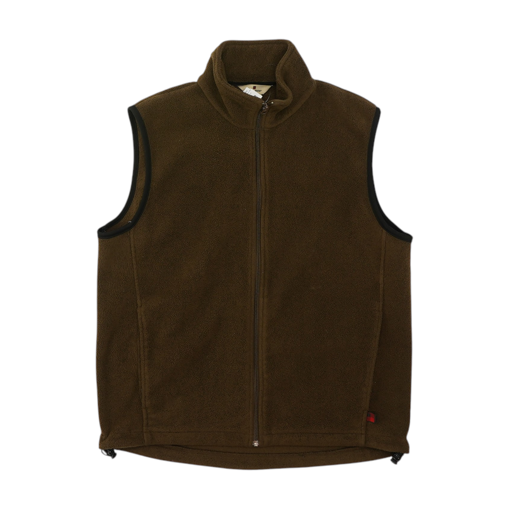 Brown Solid Vest