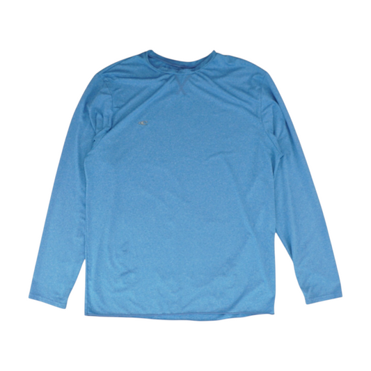Blue Solid Active T-Shirt