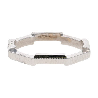 18K White Gold Link To Love Band