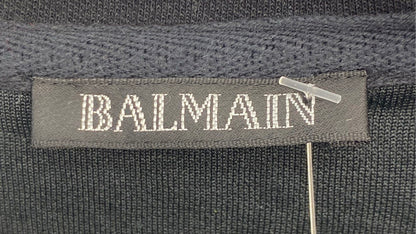 Black Distressed Logo Tee