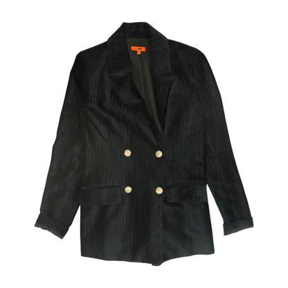 Black Solid Blazer