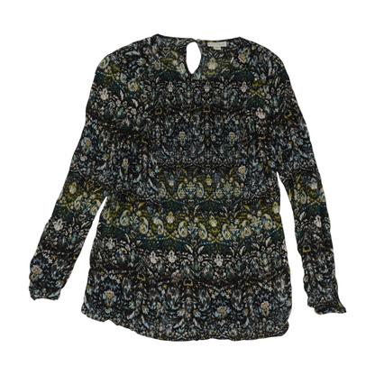Charcoal Floral Blouse