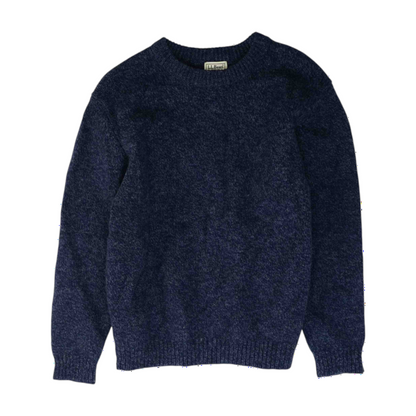 Navy Solid Pullover Sweater