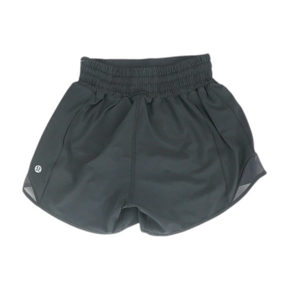 Black Solid Active Shorts