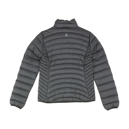 Black Solid Puffer Jacket