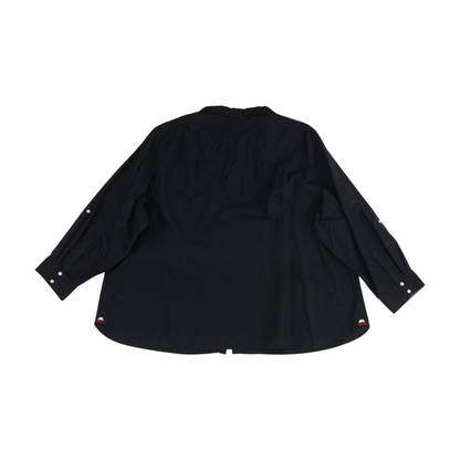 Black Plus Button Down