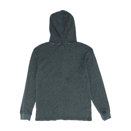 Gray Solid Hoodie Pullover
