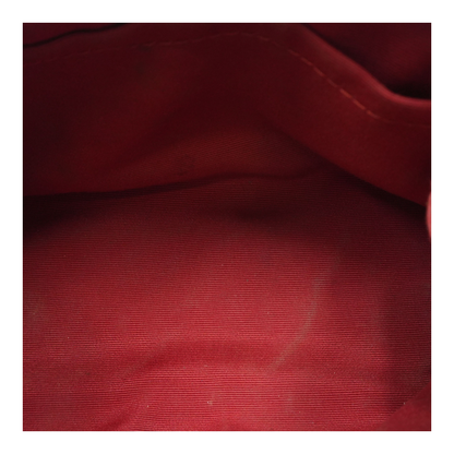 Red Solid Makeup Bag