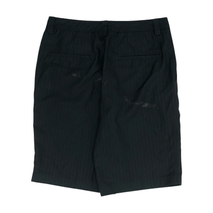 Black Check Active Shorts