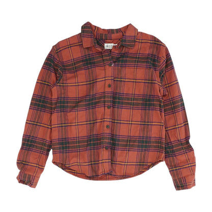 Red Plaid Flannel Button Down