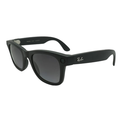 Black Wayfarer Smart Glasses
