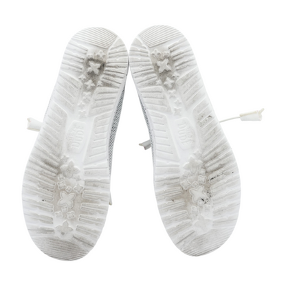 White Slip-On Casual Shoes