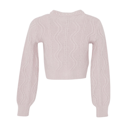 Pink Cardigan Sweater