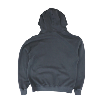 Gray Solid Hoodie Pullover