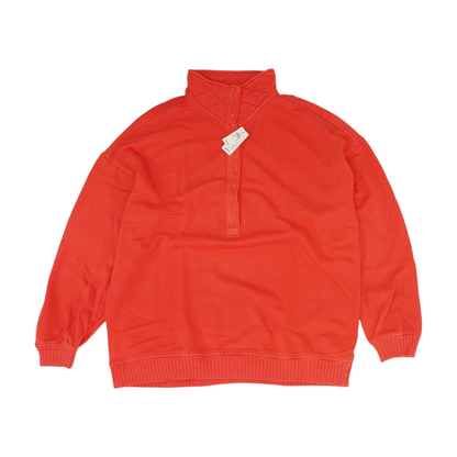 Coral Solid 1/4 Zip Pullover