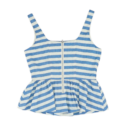 Blue Striped Blouse