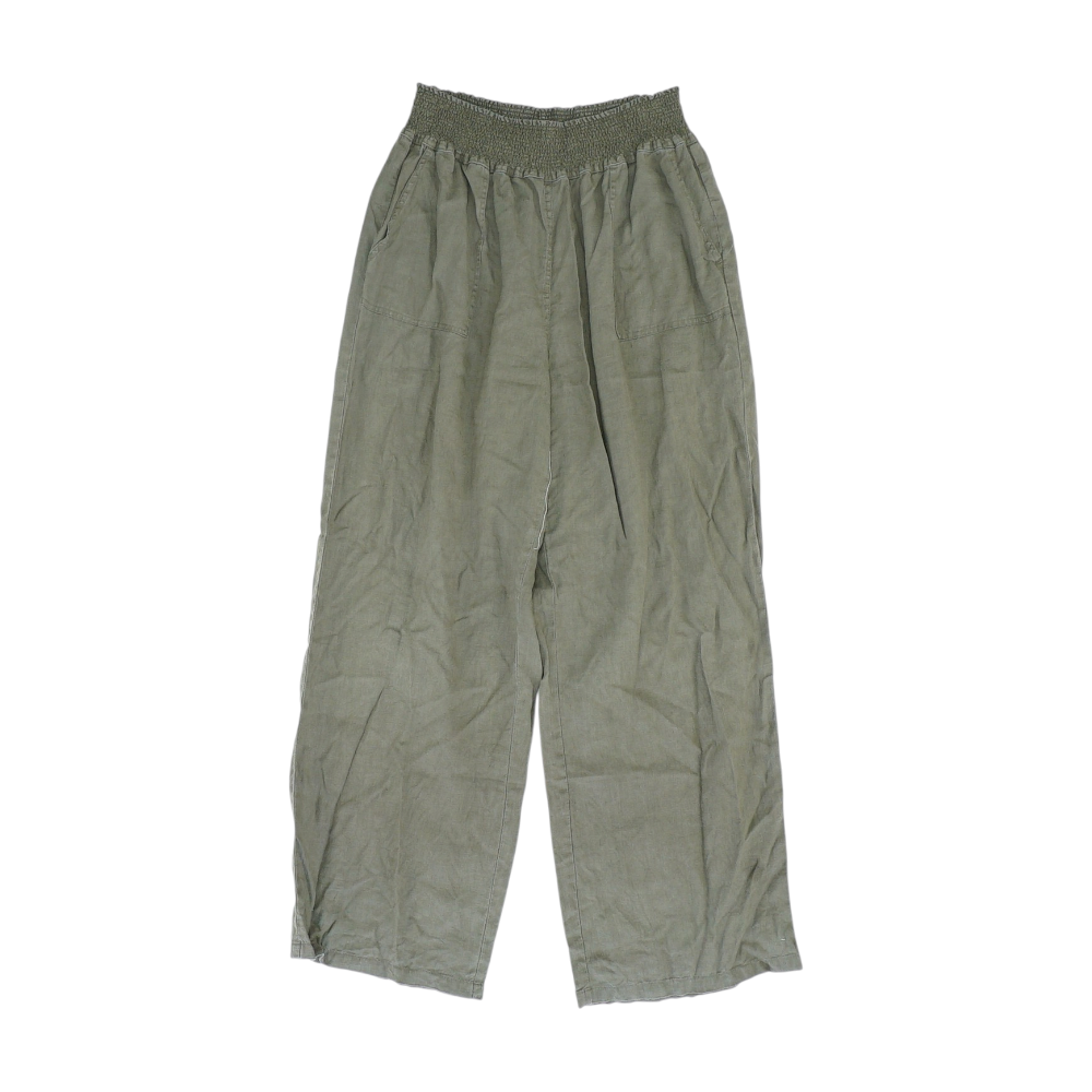 Green Wide Leg Pants