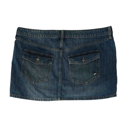 Blue Mini Skirt