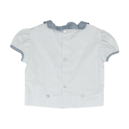 White Polka Dot Blouse