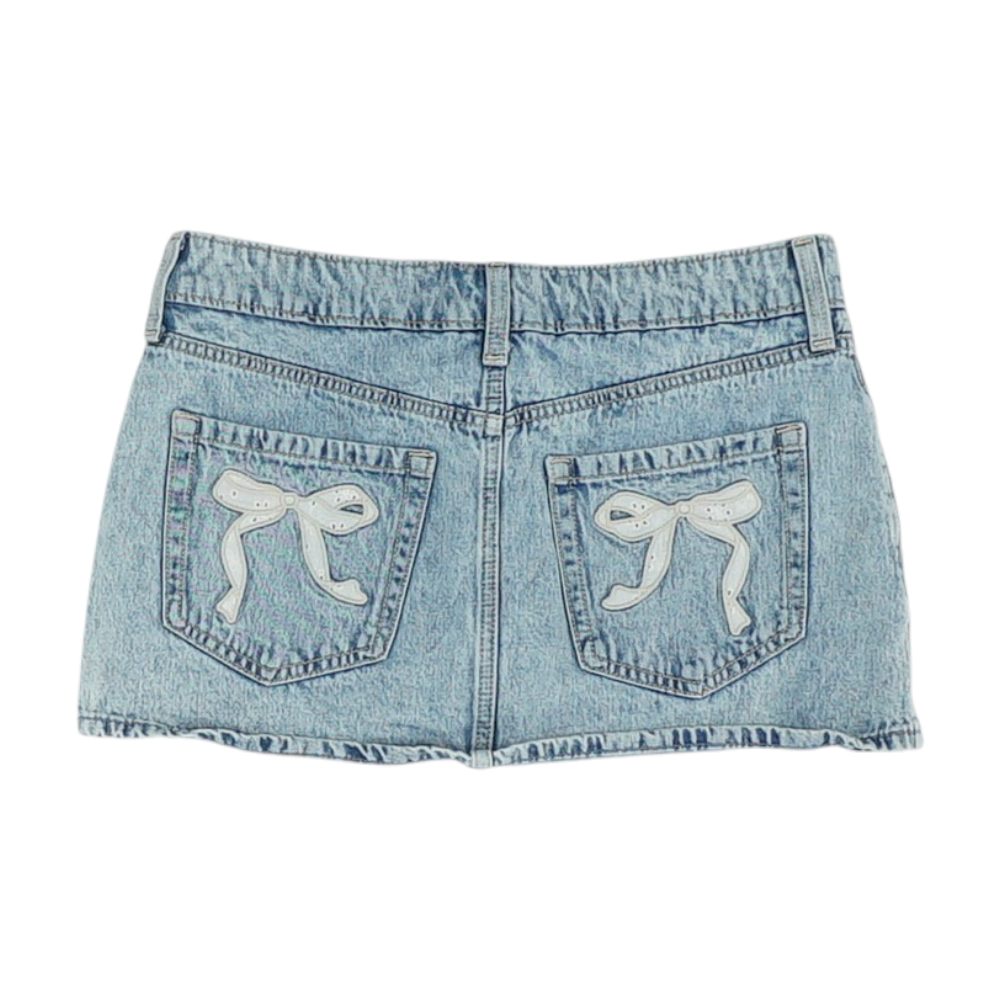 Blue Mini Skirt