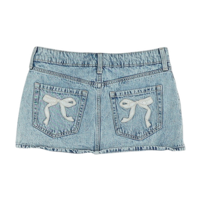 Blue Mini Skirt