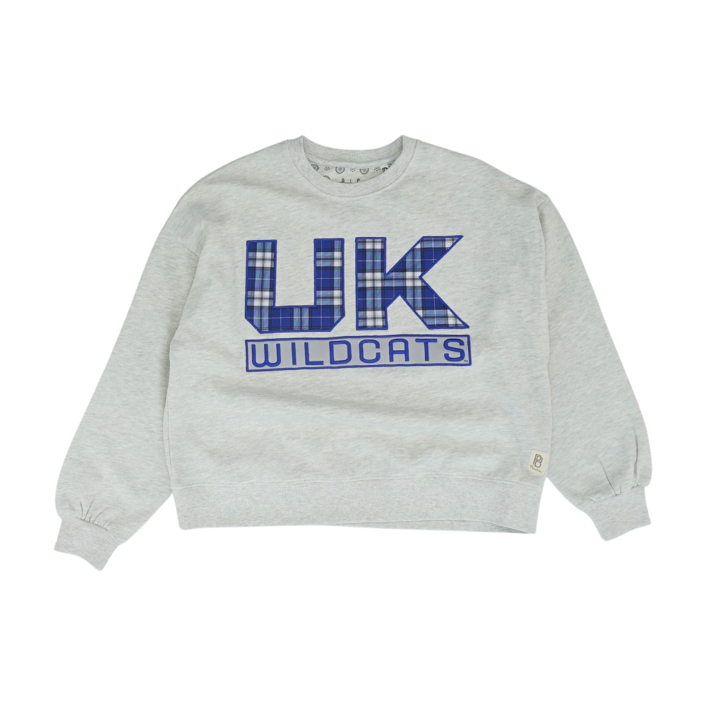 Gray University of Kentucky Wildcats Graphic Sweatshirt Pullover