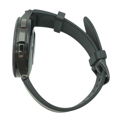47mm Galaxy Watch6 Classic Black Smartwatch Black Band M/L