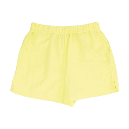 Green Solid Active Shorts
