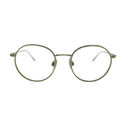 Gold Garrison M Round Prescription Eyewear