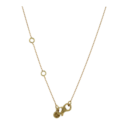 18K Yellow Gold Cultured Pearl Pendant Necklace