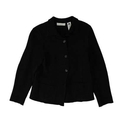Black Petite Button Down