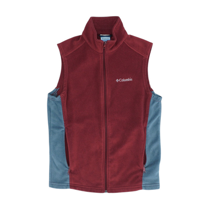 Maroon Color Block Active Vest