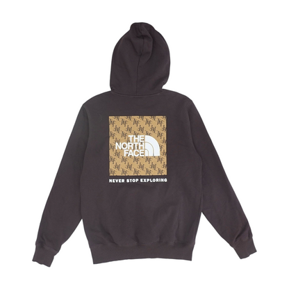 Brown Solid Hoodie Pullover