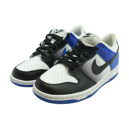 Dunk Low Black Leather Athletic Shoes