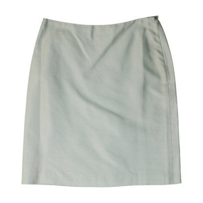 Blue Chevron Mini Skirt