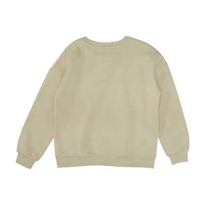 Beige Sweatshirt Pullover