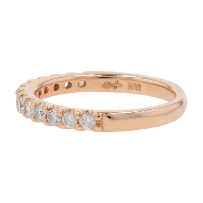 1/2 Ct 18K Rose Gold Prong Set Diamond Anniversary Ring
