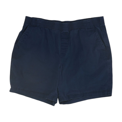 Navy Solid Chino Shorts