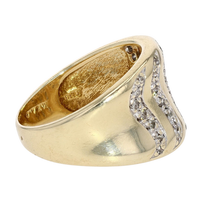 3/4 ctw 14K Yellow Gold Diamond Fashion Ring