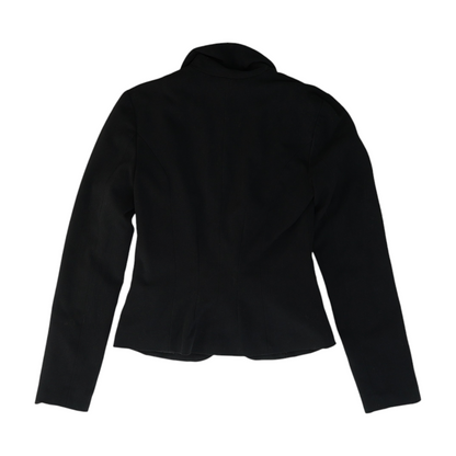Black Solid Blazer