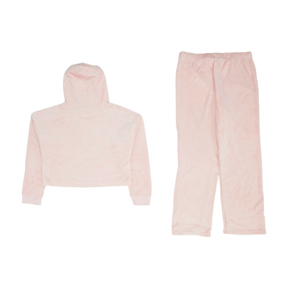 Pink Solid Pajama Set