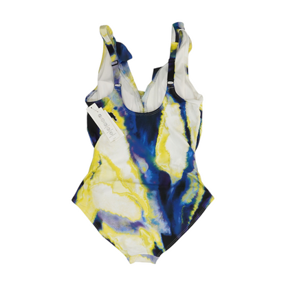 Yellow Print One-Piece