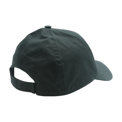 Black and Gold Medusa Studded Cap