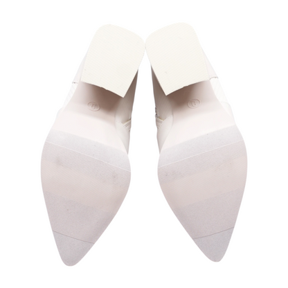Beige Ankle Boots