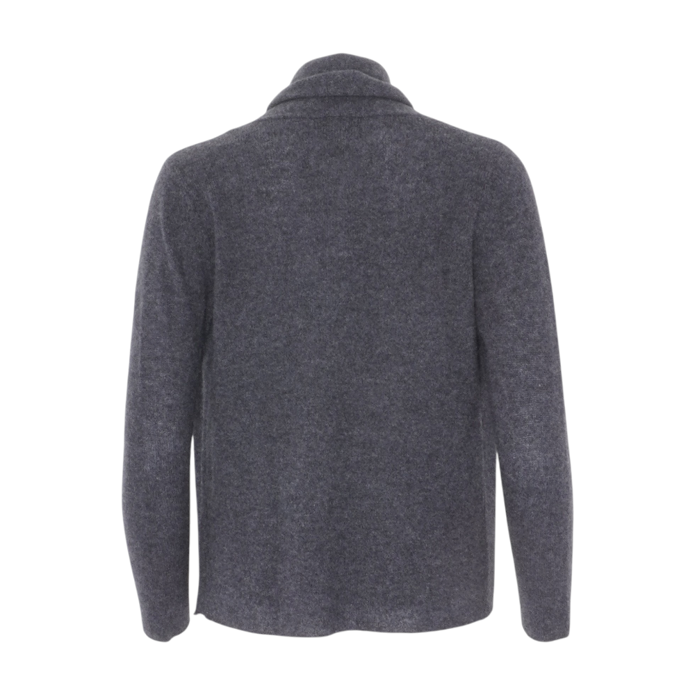 Gray Cardigan Sweater