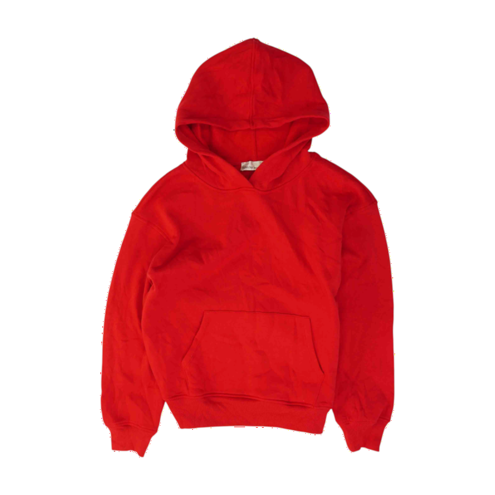 Red Solid Hoodie Pullover